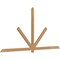 Ekena Millwork Kennewick Timber Gable Bracket, Western Red Cedar, 108"W x 54"H x 1 1/2"D x 3 1/2"F, 12/12 Pitch GBW108X54X0204KEN00SWR - alternate 5